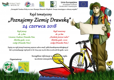 Rajd tematyczny "Poznajemy Ziemię Drawską"